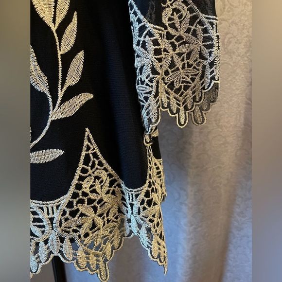 Alfani Petite Embroidered Blouse - Picture 3 of 13